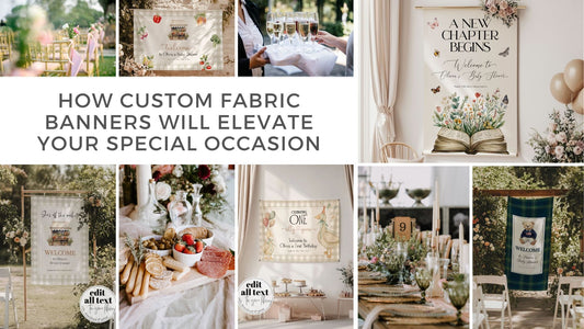 Custom Fabric Banner: A Unique Elevation for Every Special Occasion!