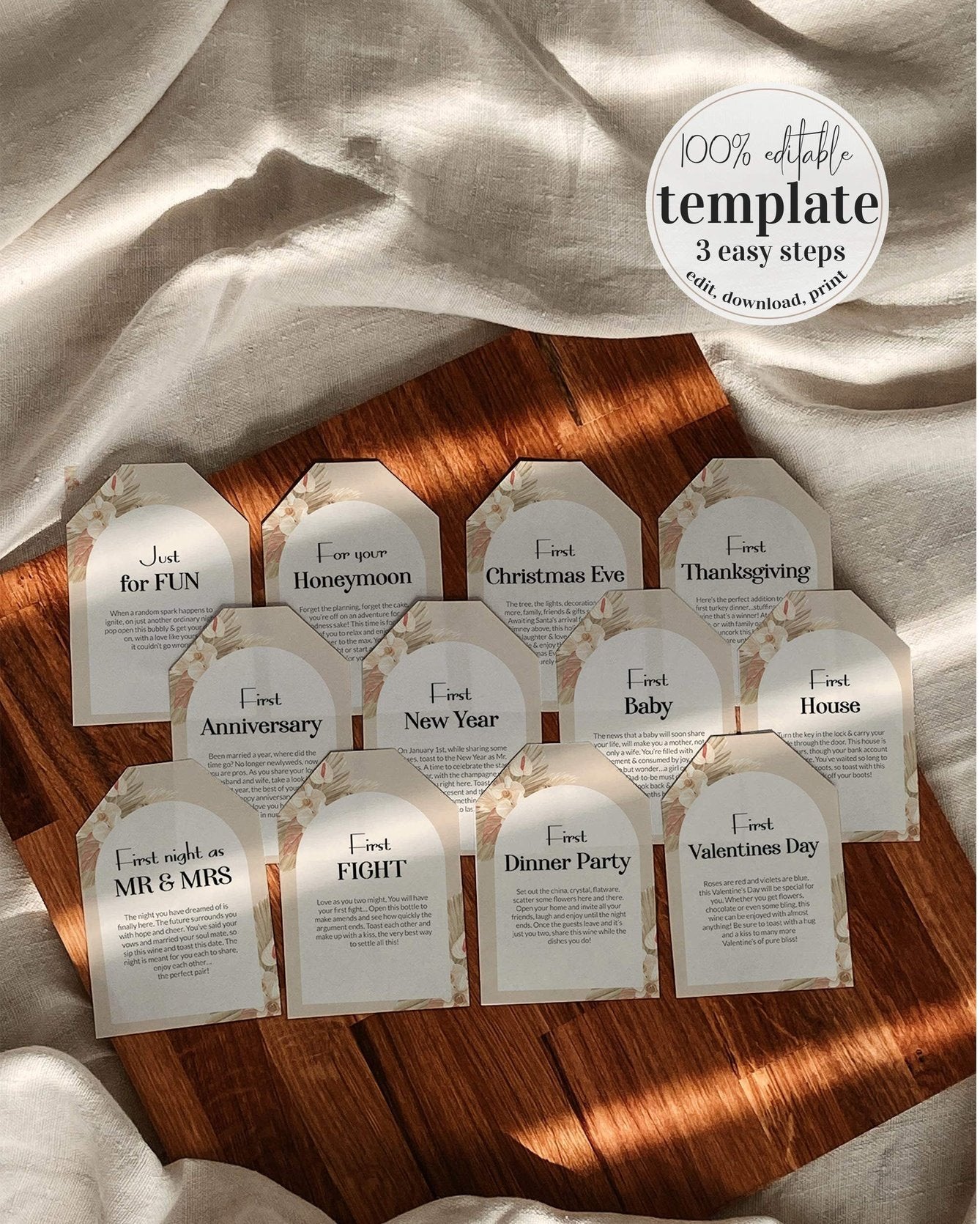 Boho Year of Firsts Wine Tags Download, Wedding Milestone Wine Labels, – marryful boho-year-of-firsts-wine-tags-download-wedding-milestone-wine-labels-marryful