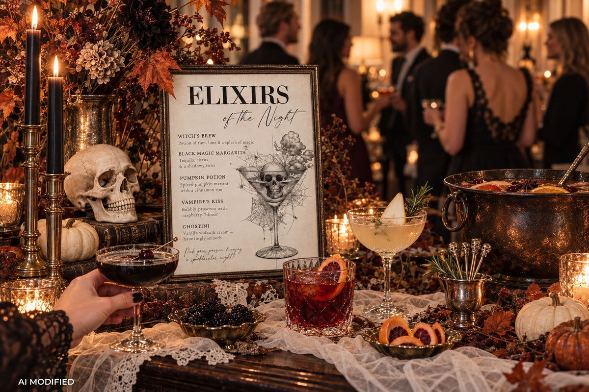 Halloween Party Ideas: Little Boo Baby Shower, Spooky One & Cocktails