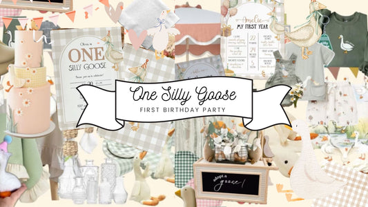 How to Host the Most Charming "One Silly Goose" First Birthday Party!