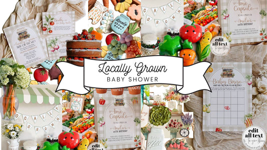 Throw the Perfect Locally Grown Baby Shower: Fresh, Fun, and Fabulously Cottagecore!