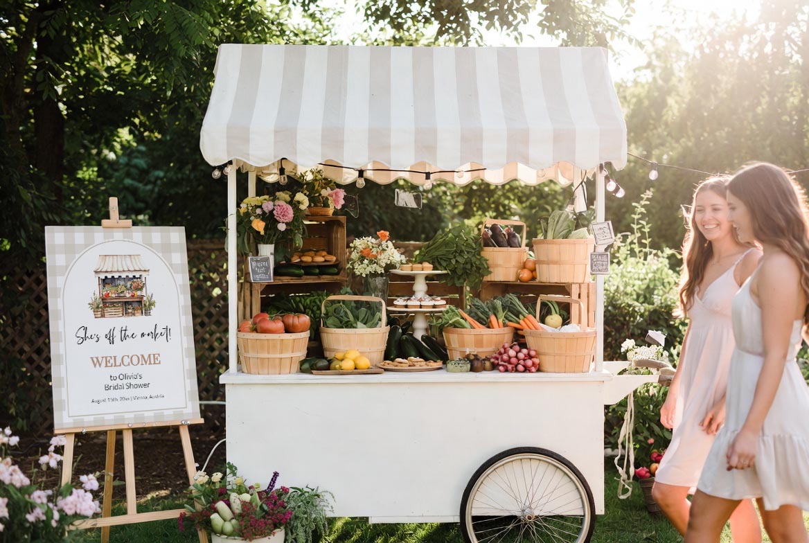 Farmers Market Bridal Shower Ideas: Fresh Off the Market Theme Guide
