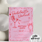 Cherry Martini Bachelorette Itinerary, Funky Handwritten Cherry on Top Martini Bach Party Invitation, Cocktail Bachelorette Template #070