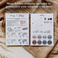 Destination Wedding Table Numbers Template, Travel Wedding Table Numbers with World Map #072w - TheLovebirdsDesign