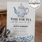 Blue Toile Bridal Shower Invitation, Something Blue before I do Bridal shower Invite, Downloadable Bridal Tea Party Printable Template #073 - TheLovebirdsDesign