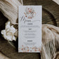 Bridgertone Themed Teaparty Menu Cards, Bridal Teaparty Decorations, Floral Regency Core Bridal Brunch or Picknick Menu Template #073 - TheLovebirdsDesign