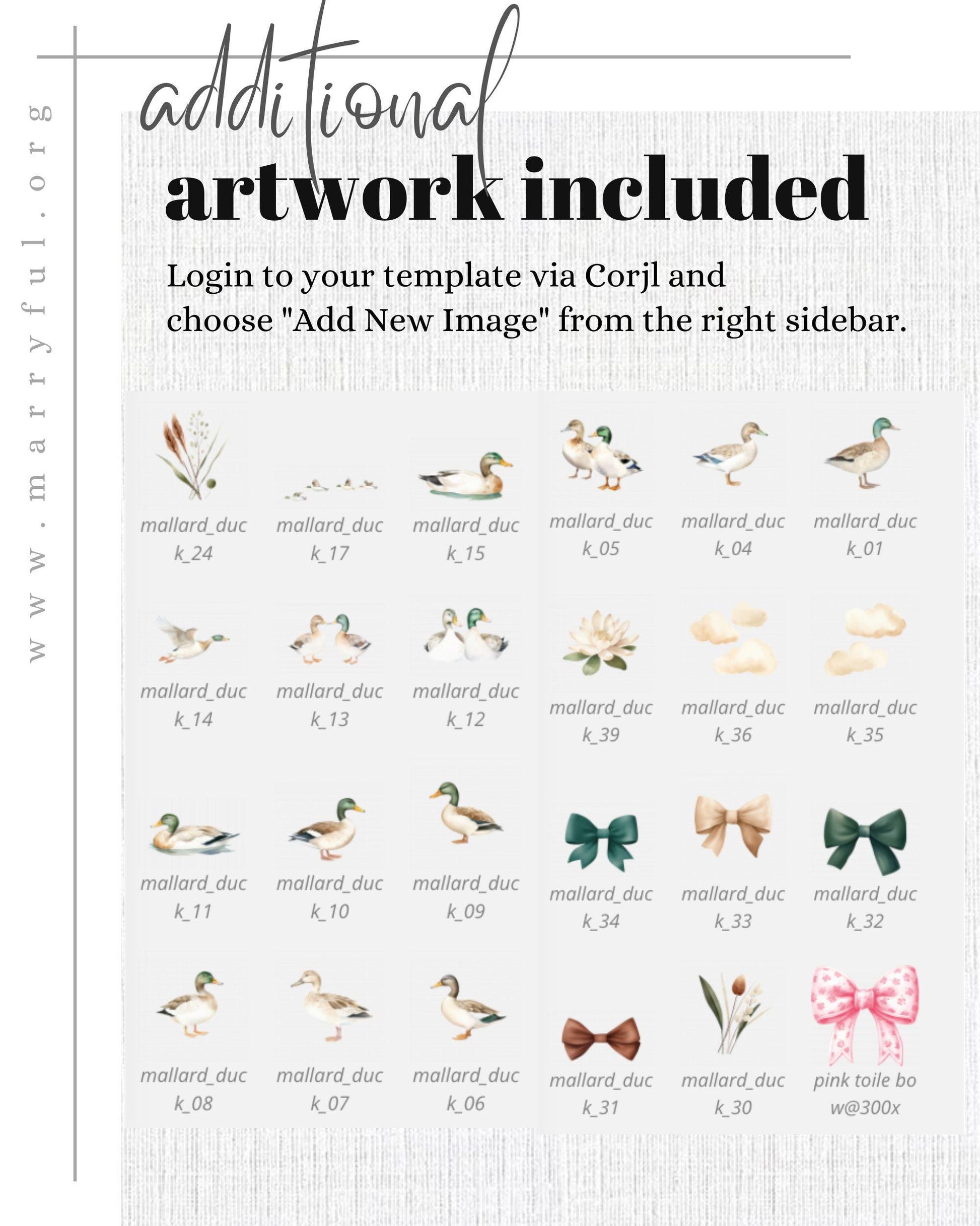 Mallard Duck Baby Shower Invitation Duck Themed Party Invite Gender Neutral Lucky Duck Baby Sprinkle little Duckling Printable Template #068 - TheLovebirdsDesign