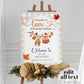 Editable Fall Baby Shower Welcome Sign, Gender Neutral Fall Themed Decorations Sign, Autumn September October Baby Shower Template #068 - TheLovebirdsDesign