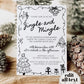 Hand Drawn Funky Jingle and Mingle Christmas Party Invitation Template, Editable XMAS Office Work Party or Friendsmas Invite Template #070 - TheLovebirdsDesign