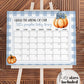 Pumpkin Bow Due Date Game Sign for Fall Baby Shower, Little Pumpkin Fall Baby Arrival Game Sign Decor, Cottagecore Gingham Template #068 - TheLovebirdsDesign