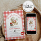Apple Baby Shower Invitation, Apple of our Eye Autumn Baby Shower Invite Bundle, Editable Fall Diaper Raffle Books for Baby Template #068 - TheLovebirdsDesign