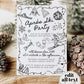 Winter Apres Ski Birthday Invitation, Handwritten Adult 30th Birthday Invite Template, Mountain Ski Party Social Club Invite Template #070 - TheLovebirdsDesign