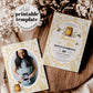 A Little Honey Baby Shower Invitation Template, Bee Baby Shower Invite, Honey Baby Shower, Gender Neutral Vintage Toile de Jouy Template#072 - TheLovebirdsDesign