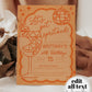 Orange Spritz 30th Birthday Invitation, Lets get Spritzed, Funky Italian Adult Woman Birthday Invite Hand Drawn Wavy Frame Template #070 - TheLovebirdsDesign