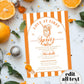 Love at first Spritz themed Bachelorette Party Invite Weekend Itinerary, Thats Amore Italian Spritz Social Club Bach Invitation Template#072 - TheLovebirdsDesign