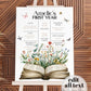 Storybook First Birthday Milestone Sign, Chapter One Baby Milestone Sign, My first year Gender Neutral Book Baby Shower Decor Template #072 - TheLovebirdsDesign
