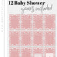 Pink Cielito Lindo Baby Shower Bundle, Editable Vintage Mexican Invitation Suite Girls Talavera Papel Picado Party Decorations Template #067 - TheLovebirdsDesign