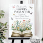 Storybook Bridal Shower Welcome Sign, New Chapter Begins Happily Ever After Book Bridal Shower Decor, Reading Library Party Template #072 - TheLovebirdsDesign