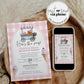 Ice Cream Invite Scoops, Heres the Scoop Bridal Shower Invitation Coquette Ice Truck Summer Pool Party Garden Shower Printable Template #068 - TheLovebirdsDesign