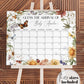 Wildflower Love bug Baby Shower Due Date Sign, A little Lovebug is on the way Baby Arrival Game Sign, Gender Neutral Butterfly Template #072 - TheLovebirdsDesign