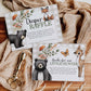 Hunter Theme Forest Animals Woodsy Baby Shower Invitation, Little Buck Invite for Baby Boy, Hunter Baby Shower Printable Template #068 - TheLovebirdsDesign