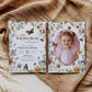 Little Wildflower 1st Birthday Invitation, Our Wildflower is turning one Invite Colorful Wildflower Garden Tea Party Printable Template #072 - TheLovebirdsDesign