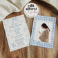 Hand Drawn Baby Shower Invitation Suite, Baby Items Doodle Whimsical Scribble for Boy, Editable Baby Sprinkle Invite Printable Template #070 - TheLovebirdsDesign