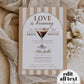 Love is Brewing Espresso Martini Bridal Shower Invitation Editable Cocktail Club Invite, Coffee Martini themed Party Printable Template #072 - TheLovebirdsDesign