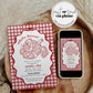 That's Amore Pizza Brews Couples Shower Invitation, Italian Pizza Beer Bridal Shower Invite, Editable Pizza Slice Party Invite Template #068 - TheLovebirdsDesign