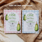 ONE Big Dill Pickle themed Welcome Sign for First Birthday Boy or Girl, Gender Neutral 1st Birthday Decorations Pickle Party Template #068 - TheLovebirdsDesign