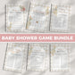 Silly Goose Baby Shower Game Bundle, Gender Neutral Baby Shower Games, Goose Shower Boy Lucky Duck Baby Shower Printable Party Games #068 - TheLovebirdsDesign