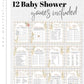 Silly Goose Baby Shower Game Bundle, Gender Neutral Baby Shower Games, Goose Shower Boy Lucky Duck Baby Shower Printable Party Games #068 - TheLovebirdsDesign