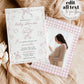 Hand Drawn Baby Shower Invitation Suite Pink Funky Doodle Whimsical Scribble for Girls Editable Baby Sprinkle Invite Printable Template #070 - TheLovebirdsDesign
