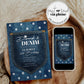 Blue Jeans Denim and Diamonds 30th Birthday Invitation, Disco Cowgirl Adult Birthday Invite, Denim Diamonds Pearls Party Printable #022 - TheLovebirdsDesign