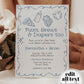 Pizza Brews Diapers too Baby Shower Invitation Italian Pizza Beer Whimsical Baby Sprinkle Boy Editable Pizza Slice Party Invite Template#070 - TheLovebirdsDesign