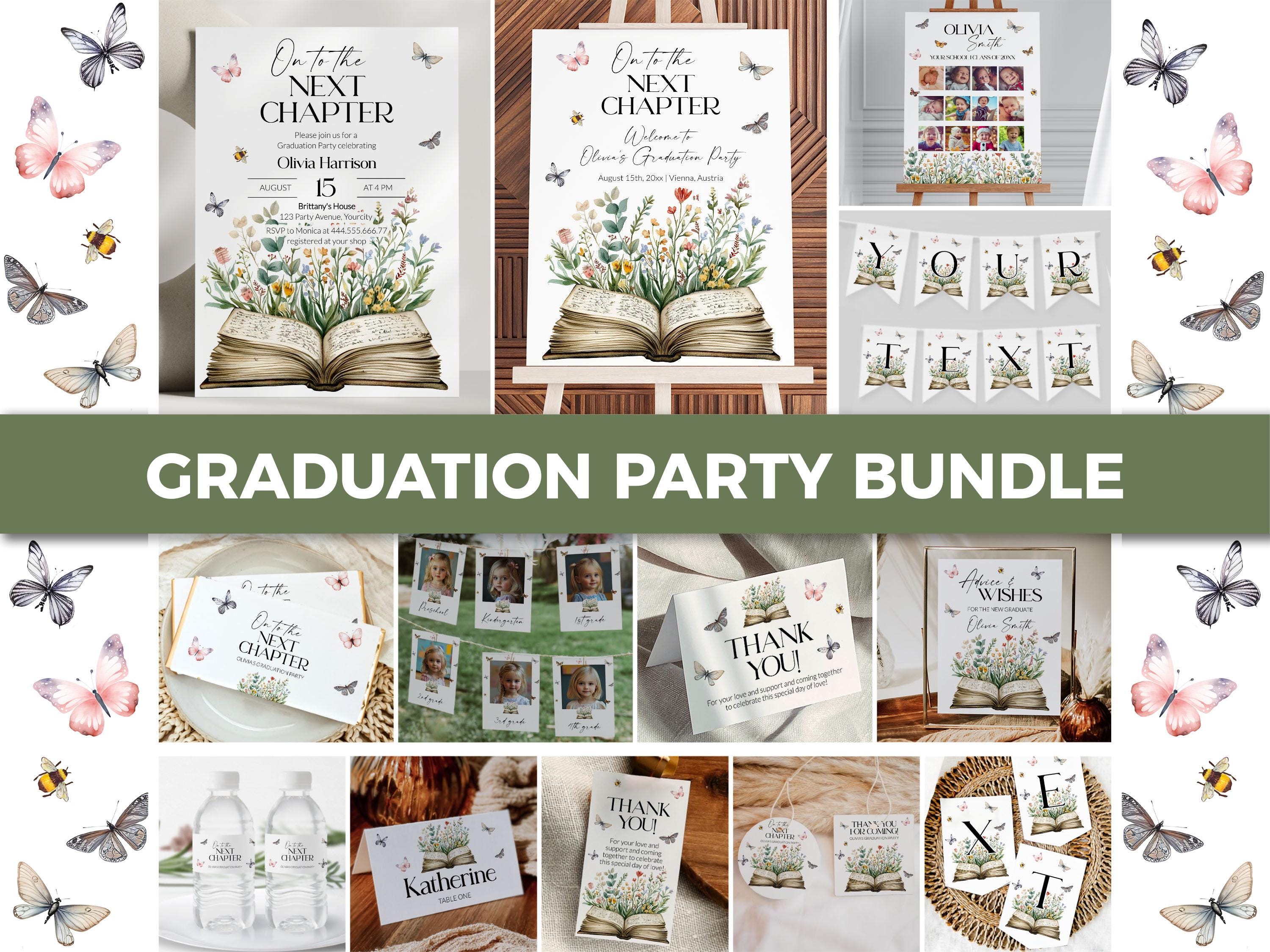 On to the Next Chapter Graduation Party Bundle