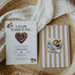 Coffee Bean Baby Shower Invitation, Gender Neutral a Baby is Brewing Party Invite, Cafe Bebe Baby Sprinkle Printable Template #068 - TheLovebirdsDesign