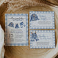 Blue Jean Baby Shower Invitation Template, Boy Blue Denim Gingham Baby Shower Invite, Denim Diamonds Baby on the way Theme Template #068 - TheLovebirdsDesign