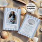 Little Pearl Under the Sea Baby Shower Invitation, Blue Baby Shower Invite, Ocean Little Pearl Is On The Way Shower Invitation Template #072 - TheLovebirdsDesign