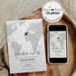 Adventure Awaits Graduation Party Invitation Template Travel-Themed Custom Graduate Invites for High School and College Celebrations #072w - TheLovebirdsDesign