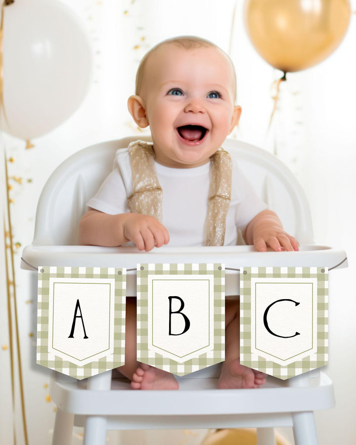 A Little Sprout Baby Shower Banner Locally Grown with Love Baby Sprinkle Party Decoration Bunting for Farmers Market Shower Printable #068 - TheLovebirdsDesign