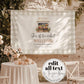 Fresh Off the Market Shower Welcome Banner Farmers Market Wall Tapestry Summer Linen Fabric Banner Wedding Shower Decor Sign Template #072 - TheLovebirdsDesign