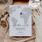 Adventure Awaits Graduation Party Invitation Template Travel-Themed Custom Graduate Invites for High School and College Celebrations #072w - TheLovebirdsDesign