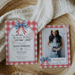 Detailed baby shower invitation highlighting a fun, patriotic theme, with a schedule of events and RSVP information, designed to create excitement for the upcoming celebration.