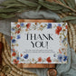 Wildflower 4th of July Thank you Card Template Red White and Blue Floral Baby Shower Thank you Note for Independence Day BBQ Grillout #072 - TheLovebirdsDesign