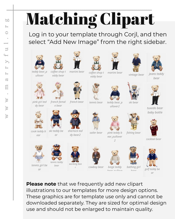 Christmas Cocktail Party Invitation Template with editable Tuxedo Bear Martini Glass Vintage Holiday Party Printable #068ch - TheLovebirdsDesign