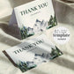 Mountain Wedding Thank you Card Template