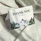 Mountain Wedding Thank you Card Template