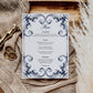 Romantic Wedding Menu Template