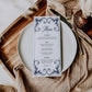 Romantic Wedding Menu Template